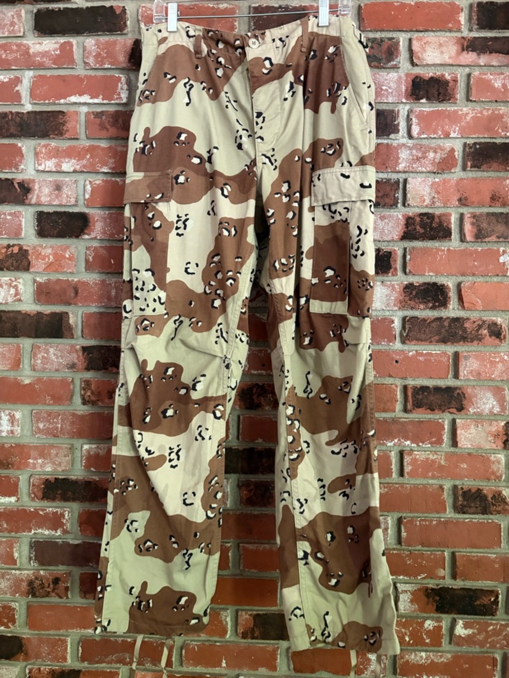 Vintage Desert Storm 90’s Chocolate Chip Camo Pants Streetwear Grunge Sz 34